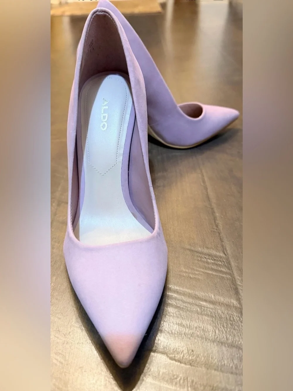 Aldo Classic Pointed-Toe Stiletto Pumps in Dusty Pink Size 6.5